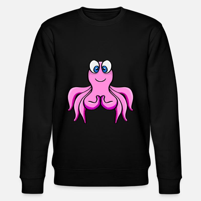 Octopus Octopus Octopus - Stanley/Stella CHANGER Unisex Organic Sweatshirt - black