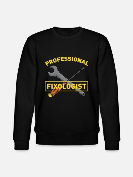 Handyman Allrounder Handyman Funny saying - Stanley/Stella CHANGER Unisex Organic Sweatshirt - black