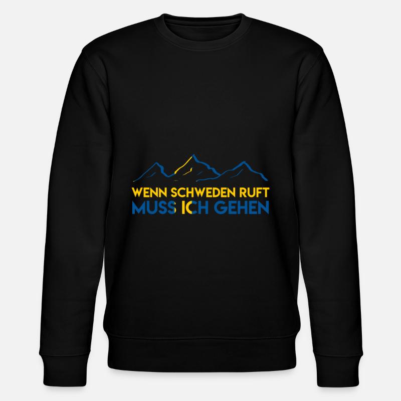 La Suède reçoit un cadeau de voyage pour émigrer - Sweat bio CHANGER Stanley/Stella Unisexe - noir