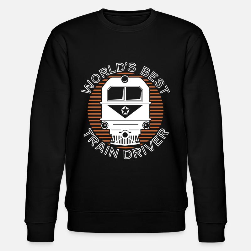 Lokführer - Stanley/Stella Unisex Bio-Sweatshirt CHANGER  - Schwarz