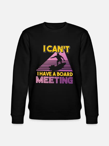 Surfing surfing surfboard surf vacation - Stanley/Stella CHANGER Unisex Organic Sweatshirt - black