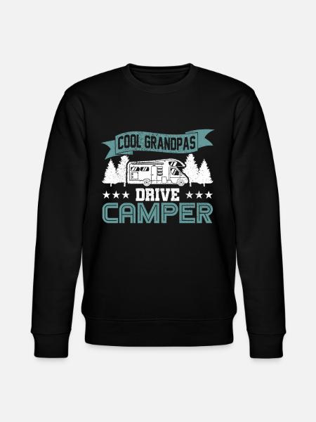 Recreational camper camper caravan gift - Stanley/Stella CHANGER Unisex Organic Sweatshirt - black