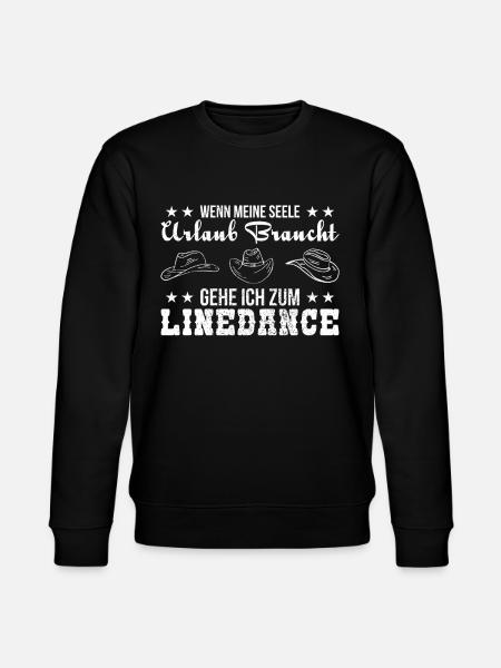 Linedancer Tänzer Linedance Geschenk - Stanley/Stella Unisex Bio-Sweatshirt CHANGER - Schwarz