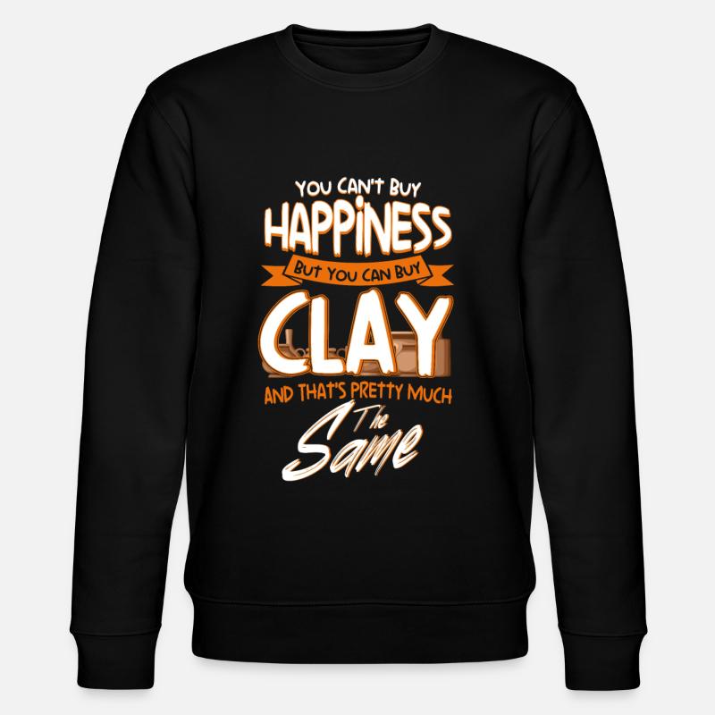 Pottery handmade pottery gift - Stanley/Stella CHANGER Unisex Organic Sweatshirt - black