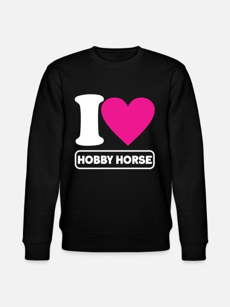Pferde Reiten Hobbyhorse - Stanley/Stella Unisex Bio-Sweatshirt CHANGER - Schwarz