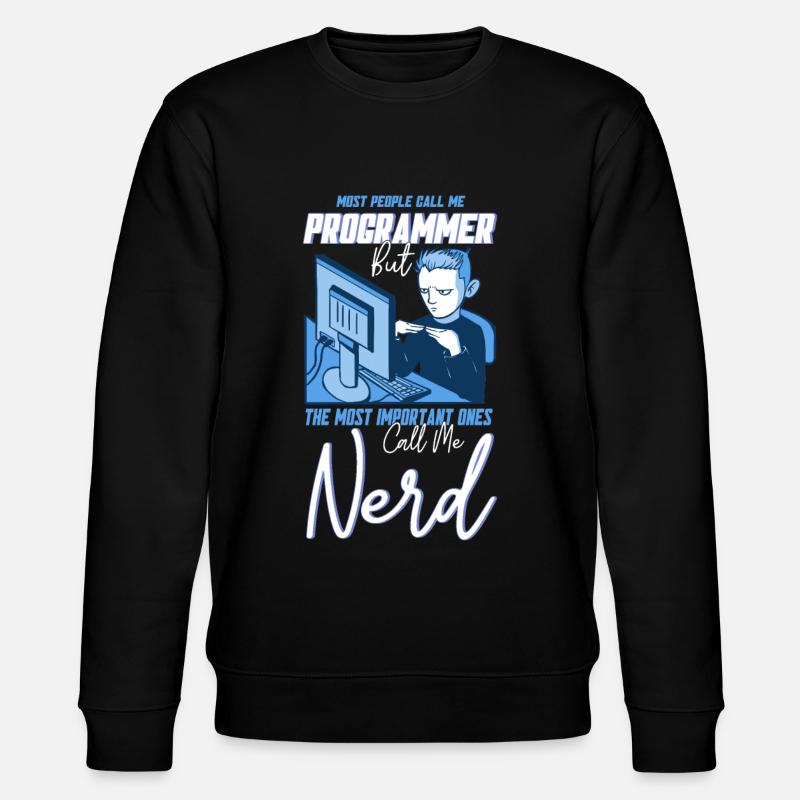 Softwareentwickler Computerfreak Programmierer - Stanley/Stella Unisex Bio-Sweatshirt CHANGER  - Schwarz