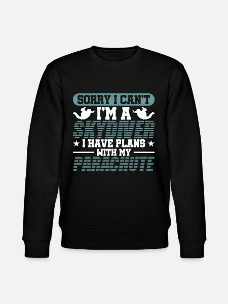 Skydiving Skydive Skydive - Stanley/Stella CHANGER Unisex Organic Sweatshirt - black