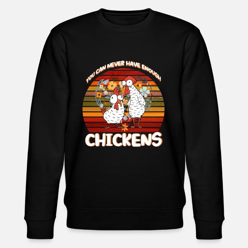 Farmer Chicken Chicken - Stanley/Stella CHANGER Unisex Organic Sweatshirt - black