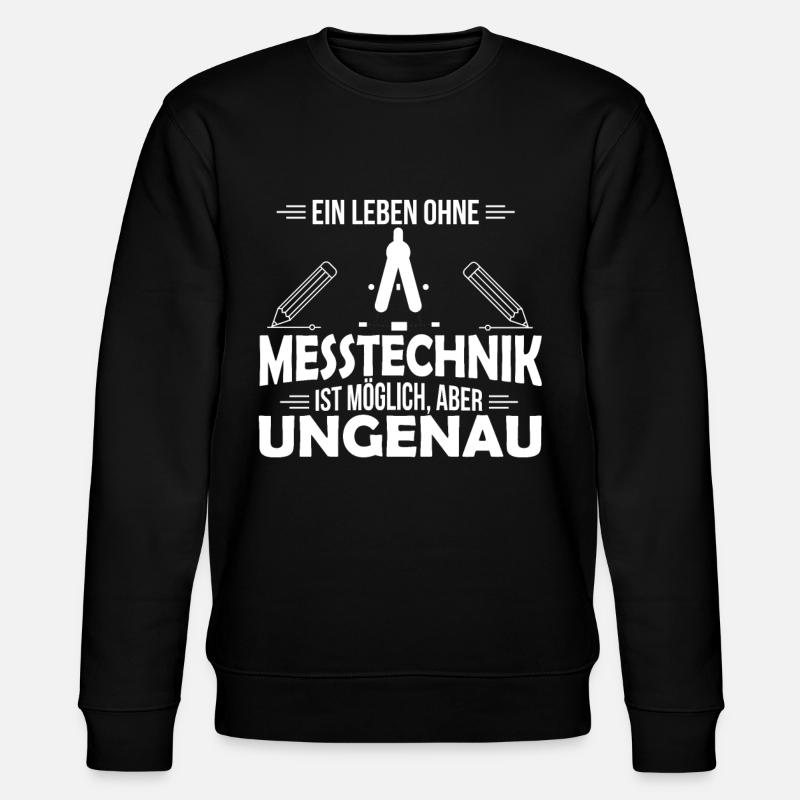 Maschinenbau CAD Konstrukteur Messtechnik - Stanley/Stella Unisex Bio-Sweatshirt CHANGER  - Schwarz