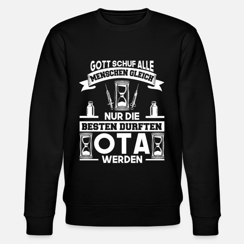 Operationstechnische Assistentin Spruch Geschenk - Stanley/Stella Unisex Bio-Sweatshirt CHANGER  - Schwarz