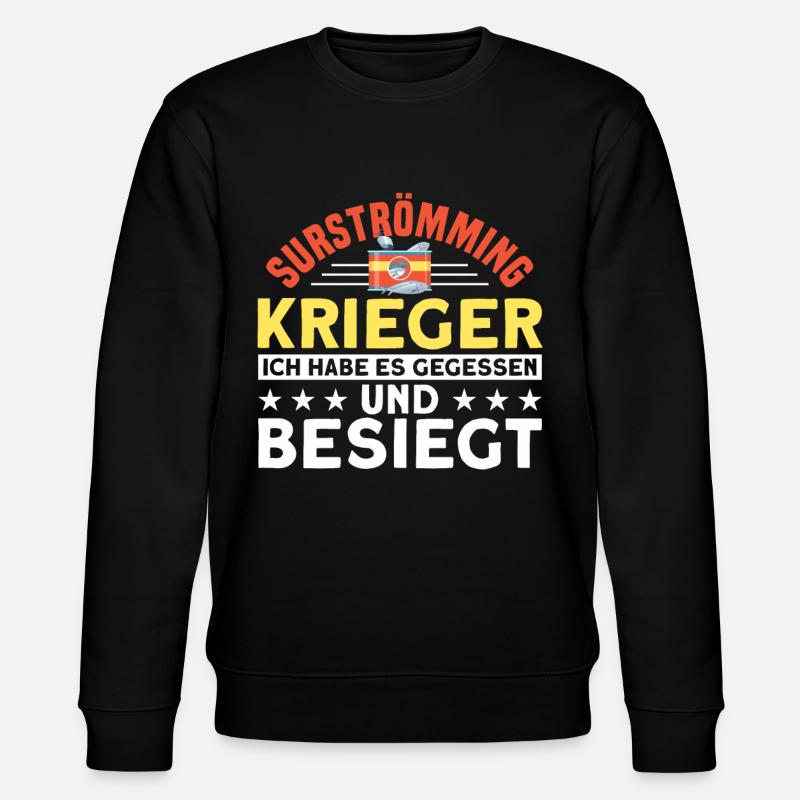 Surströmming Challenge Schweden Surströmming - Stanley/Stella Unisex Bio-Sweatshirt CHANGER - Schwarz