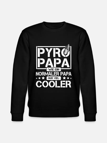 Feuerwerker Silvester Pyrotechniker Geschenk - Stanley/Stella Unisex Bio-Sweatshirt CHANGER - Schwarz