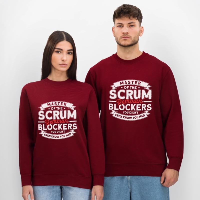 Git Developer Scrum Master Programmer Gift Stanley/Stella CHANGER Unisex Organic Sweatshirt