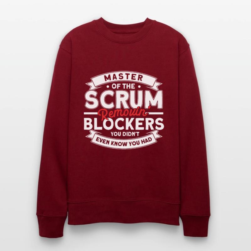 Git Developer Scrum Master Programmer Gift Stanley/Stella CHANGER Unisex Organic Sweatshirt