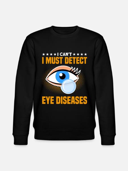 Vision Ophthalmologist Optometry Gift - Stanley/Stella CHANGER Unisex Organic Sweatshirt - black