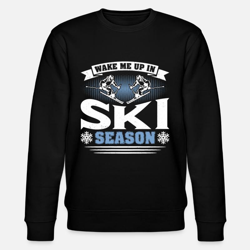 Skieur Ski Ski - Sweat bio CHANGER Stanley/Stella Unisexe - noir