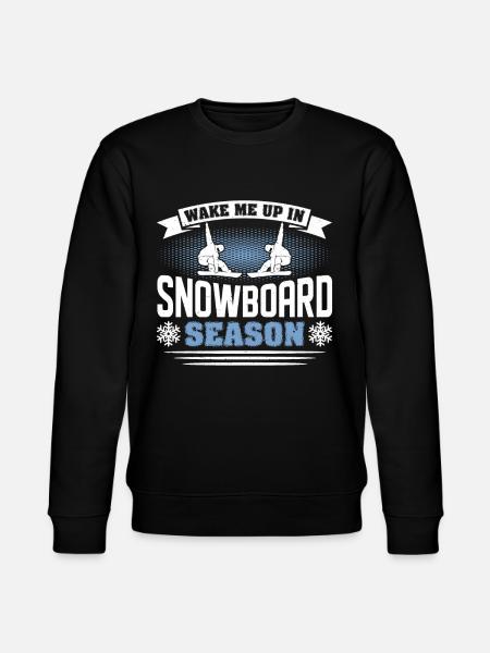 Snowboarder Snowboarding Snowboard - Stanley/Stella CHANGER Unisex Organic Sweatshirt - black