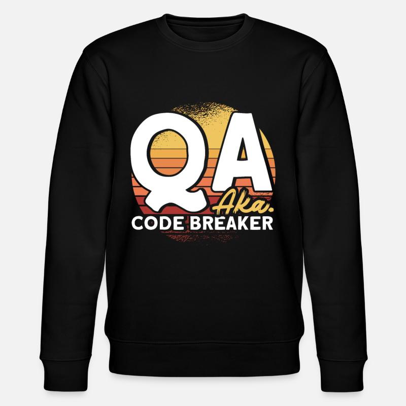 QA Engineer QA Tester Software Tester - Stanley/Stella CHANGER Unisex Organic Sweatshirt - black