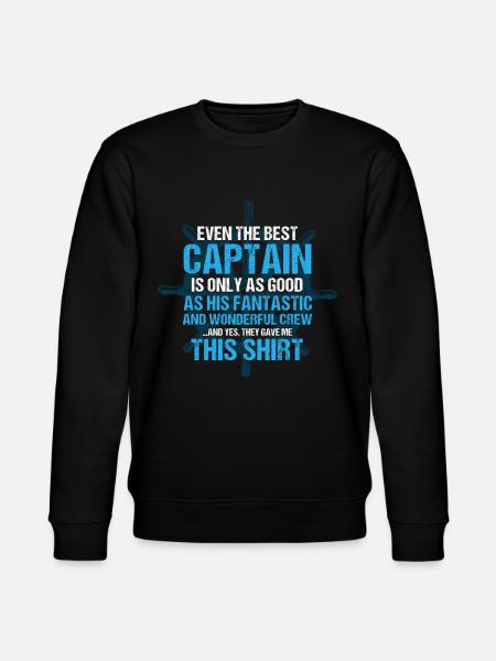 Crew Boat Captain Captains - Stanley/Stella CHANGER Unisex Organic Sweatshirt - black