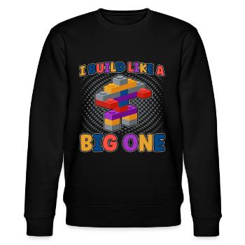 Build clamping block building block - Stanley/Stella CHANGER Unisex Organic Sweatshirt - black - Front - Nik (191cm) & Marisol (170cm)