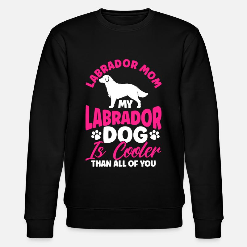 Haustier Labrador Mama Hund Labrador - Stanley/Stella Unisex Bio-Sweatshirt CHANGER - Schwarz
