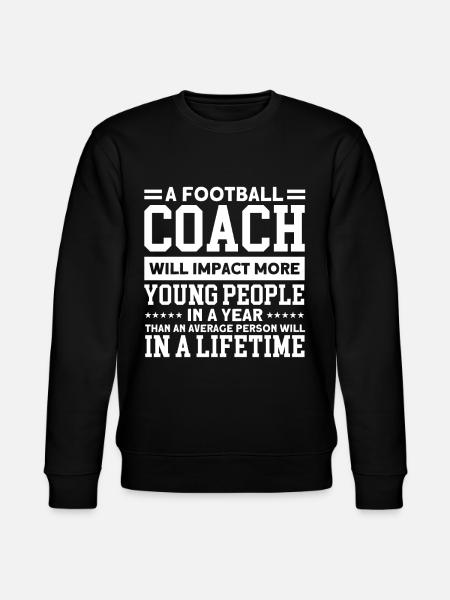 Fodboldtrænere påvirker unge - Stanley/Stella økologisk unisex-sweatshirt CHANGER  - sort