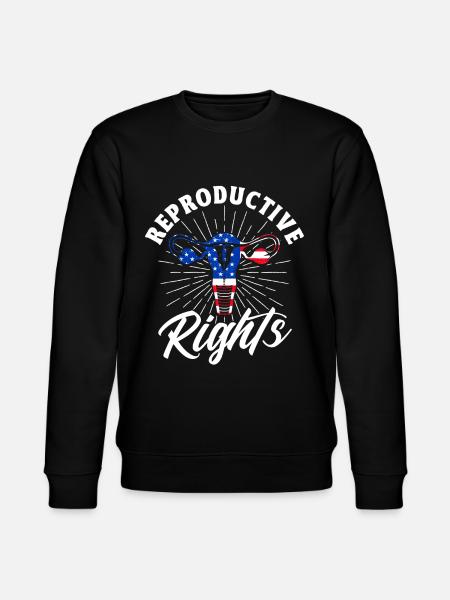 Reproductive rights - Stanley/Stella CHANGER Unisex Organic Sweatshirt - black