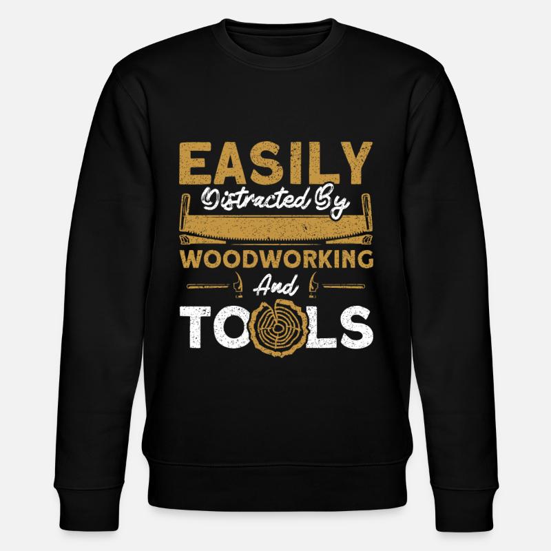 Menuiserie et outillage Menuisier - Sweat bio CHANGER Stanley/Stella Unisexe - noir