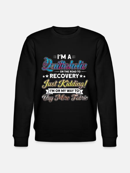 Seamstresses Quilting Lovers Quilting - Stanley/Stella CHANGER Unisex Organic Sweatshirt - black
