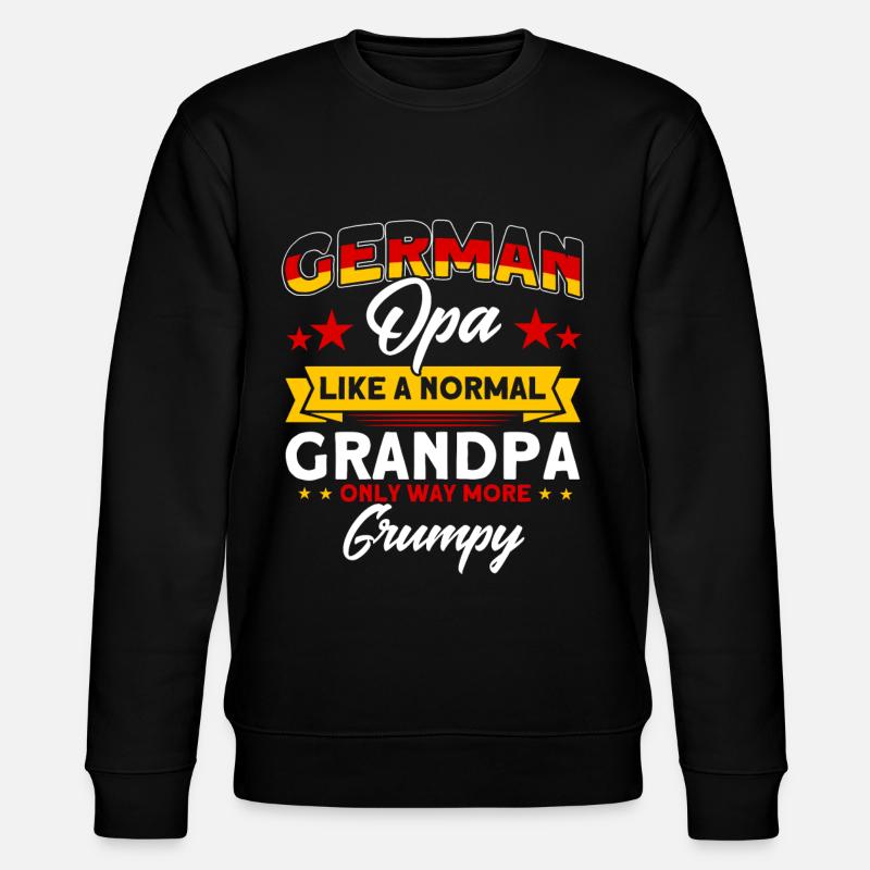 Deutsche Herkunft Deutschland Deutscher Stolz - Stanley/Stella Unisex Bio-Sweatshirt CHANGER  - Schwarz