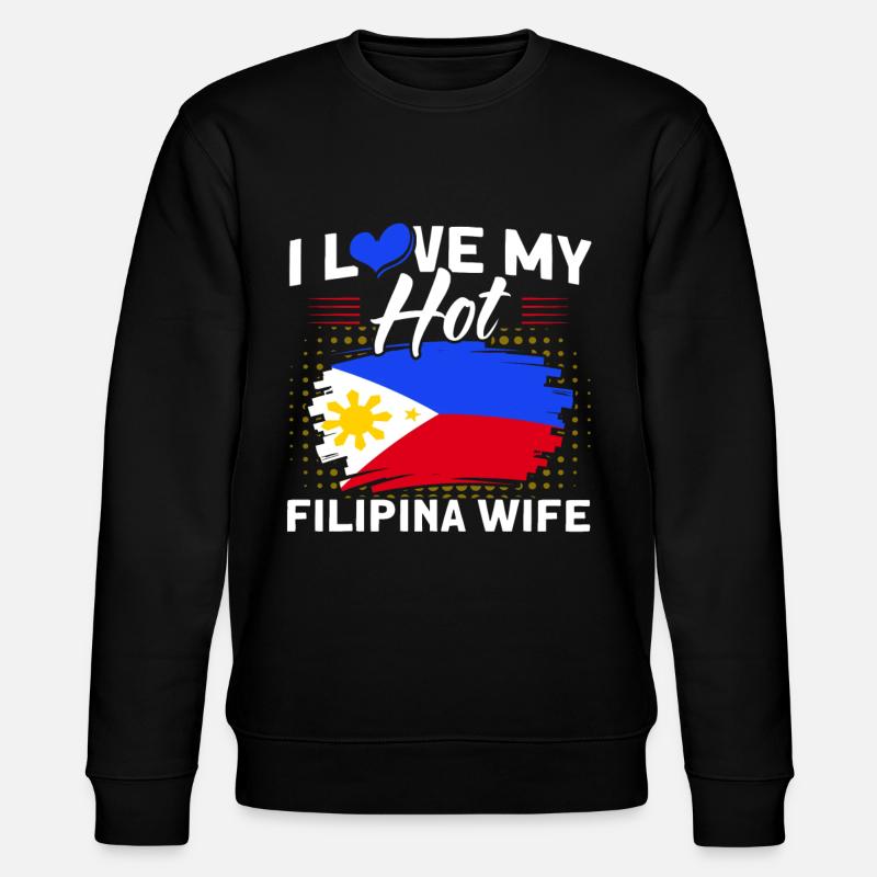 Philippines Philippine Flag - Stanley/Stella CHANGER Unisex Organic Sweatshirt - black