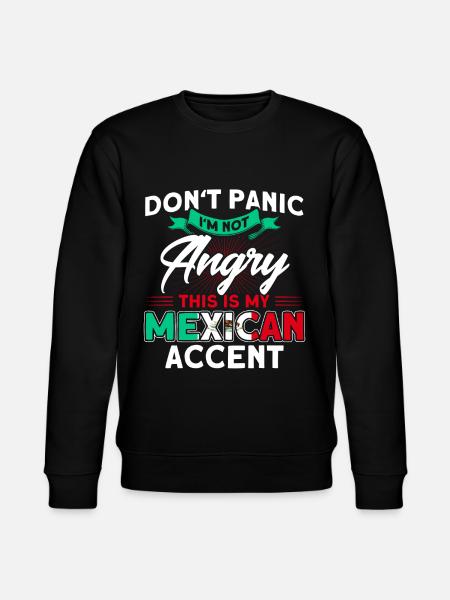 Mexico Mexican Roots Gift - Stanley/Stella CHANGER Unisex Organic Sweatshirt - black