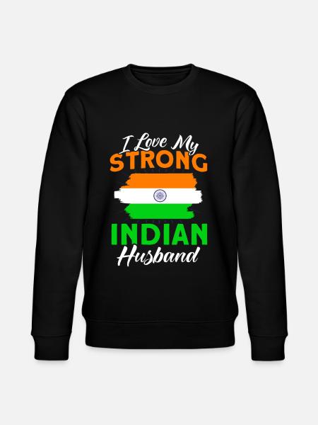 India Indian Roots Gift - Stanley/Stella CHANGER Unisex Organic Sweatshirt - black