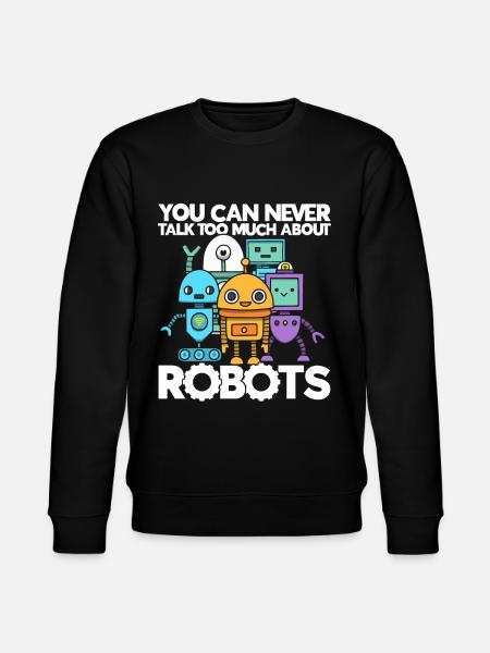 Robot Robotics Engineer Costume Robot - Stanley/Stella CHANGER Unisex Organic Sweatshirt - black