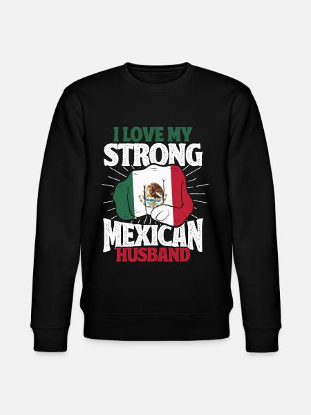 Mexico Mexican Roots Gift - Stanley/Stella CHANGER Unisex Organic Sweatshirt - black