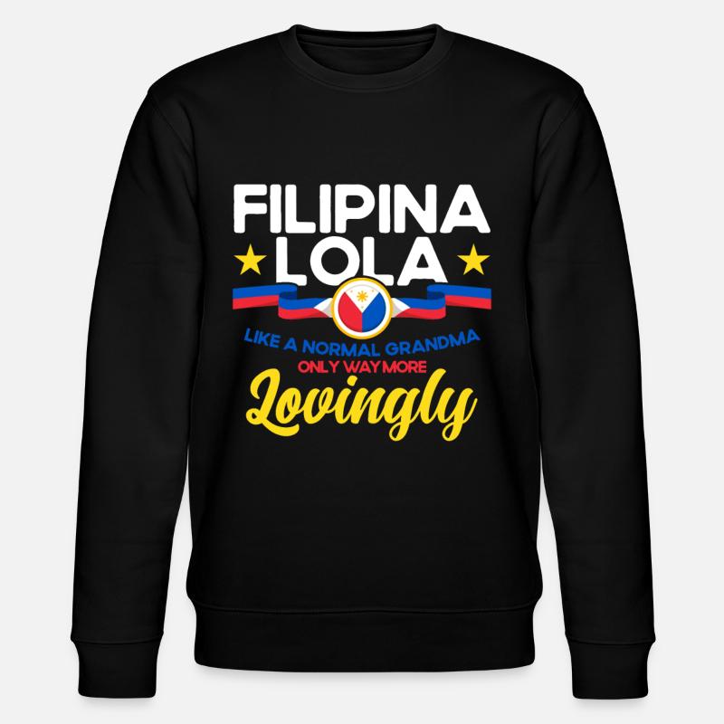 Philippines Philippine Flag - Stanley/Stella CHANGER Unisex Organic Sweatshirt - black