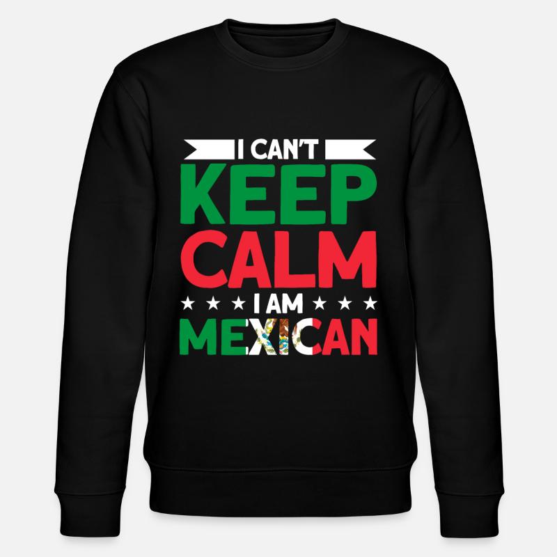 Mexico Mexican Roots Gift - Stanley/Stella CHANGER Unisex Organic Sweatshirt - black