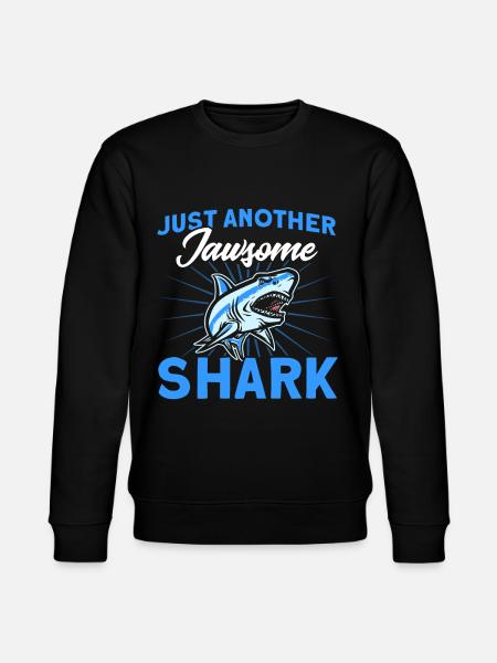 Shark Shark Lover Shark Gift - Stanley/Stella CHANGER Unisex Organic Sweatshirt - black