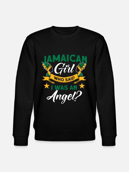 Jamaica Jamaican Flag Gift - Stanley/Stella CHANGER Unisex Organic Sweatshirt - black