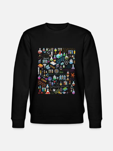 The Physics Math Chemistry - Stanley/Stella CHANGER Unisex Organic Sweatshirt - black