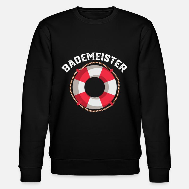 Bademeister Geschenkidee - Stanley/Stella Unisex Bio-Sweatshirt CHANGER  - Schwarz