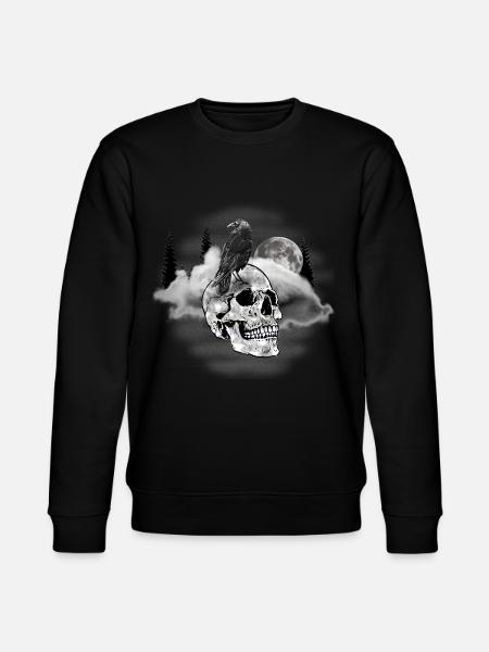 Tobera crow - Stanley/Stella CHANGER Unisex Organic Sweatshirt - black