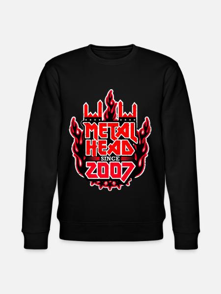 METALHEAD since 2007 - Stanley/Stella Unisex Bio-Sweatshirt CHANGER - Schwarz