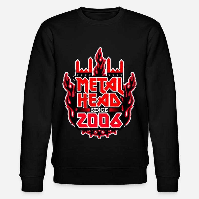 METALHEAD since 2006 - Stanley/Stella CHANGER Unisex Organic Sweatshirt - black