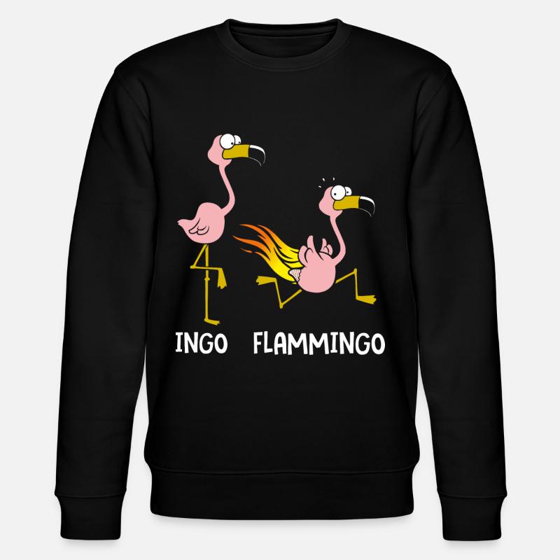 Ingo Flammingo - Stanley/Stella Unisex Bio-Sweatshirt CHANGER  - Schwarz