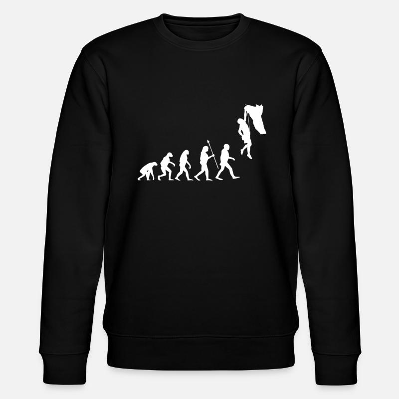 Evolution Escalade Bouldern Climbing Alpinisme - Sweat bio CHANGER Stanley/Stella Unisexe - noir