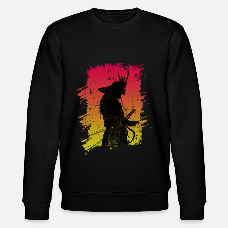 Samouraï Retro - Sweat bio CHANGER Stanley/Stella Unisexe - noir