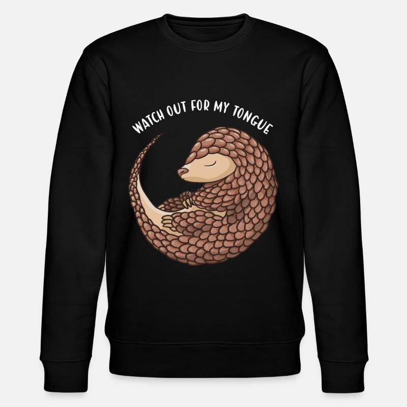 Attention à ma langue Pangolin - Sweat bio CHANGER Stanley/Stella Unisexe - noir