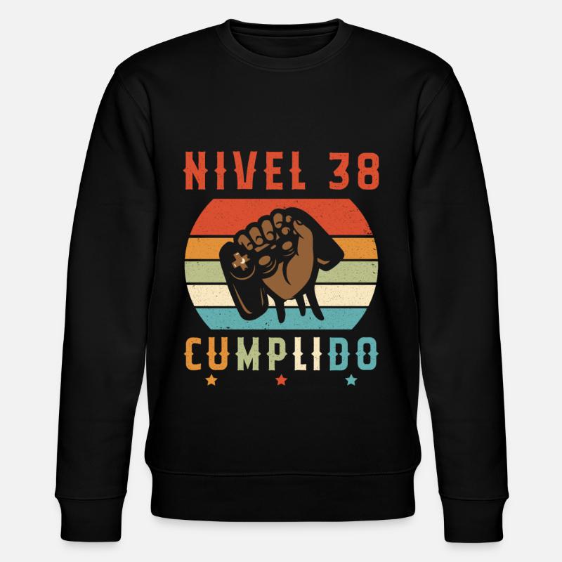 Niveau 38 complete - Sweat bio CHANGER Stanley/Stella Unisexe - noir