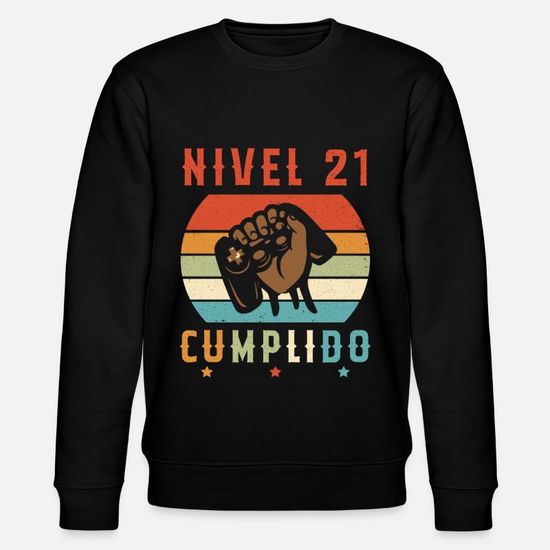 Niveau 21 Complet - Sweat bio CHANGER Stanley/Stella Unisexe - noir